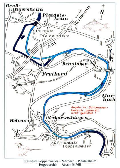 Gewässerkarte Hegebereich 8
